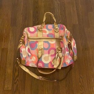 Coach travel duffle bag